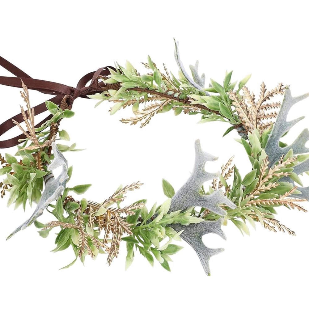 Ethereal Festival Headband Mostory Green Flower Crown